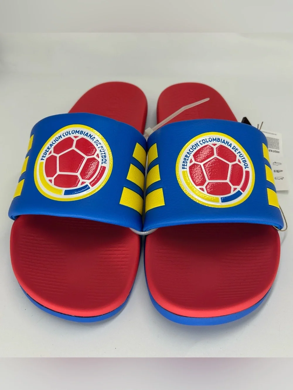 New Adidas Adilette Comfort 2.0 Colombia Slides FCF Men’s Style HQ7421